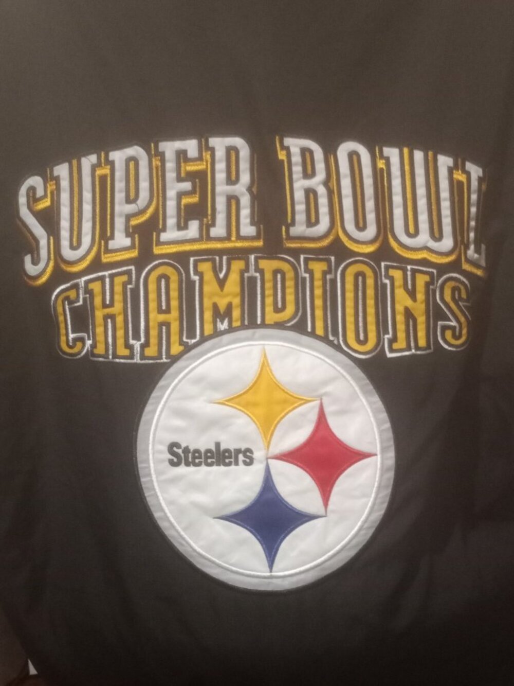 NFL PITTSBURGH STEELERS SUPER BOWL CHAMPIONSHIP Hooded Full Zip Jacket 2XL - Picture 9 of 16